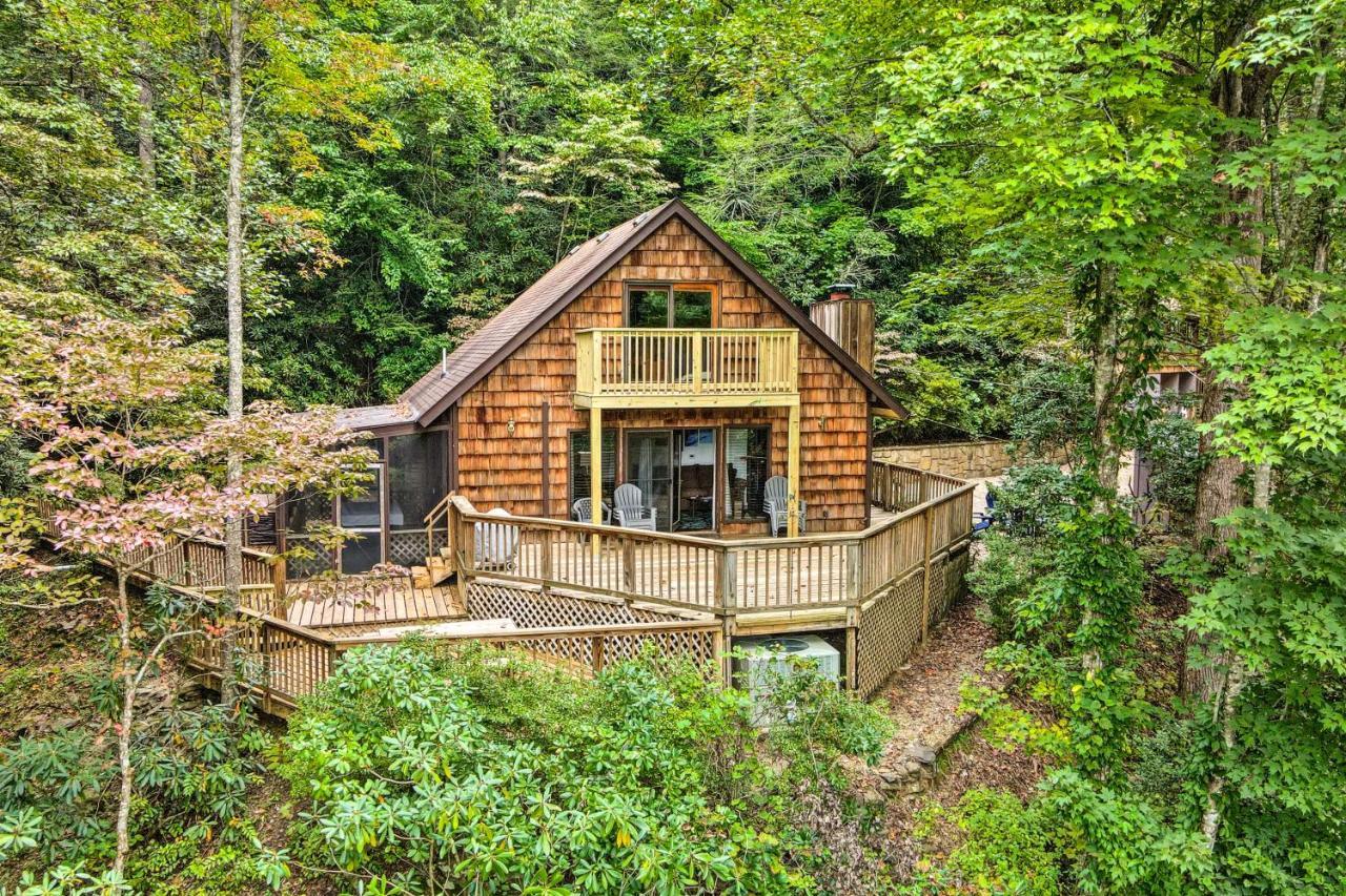 Rustic Sevierville Cabin Hot Tub And Mountain Views Exterior photo